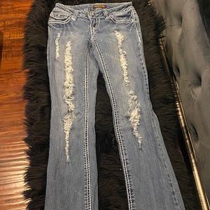 Zana-Di Jeans bling Buttons